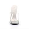 - CHIC01 Pantoletten mit Absatz - Transparent/Silberfarben Product image